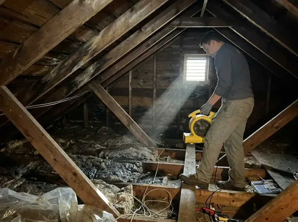attic-water-damage-drying-proc-007 — frequently asked questions, Emergency Water Extraction & 24/7 Flood Response in Burns H…